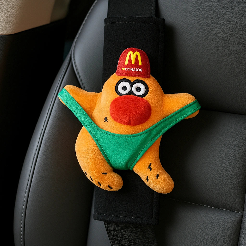 Funny Viral Plush Car Seatbelt Shoulder Pad