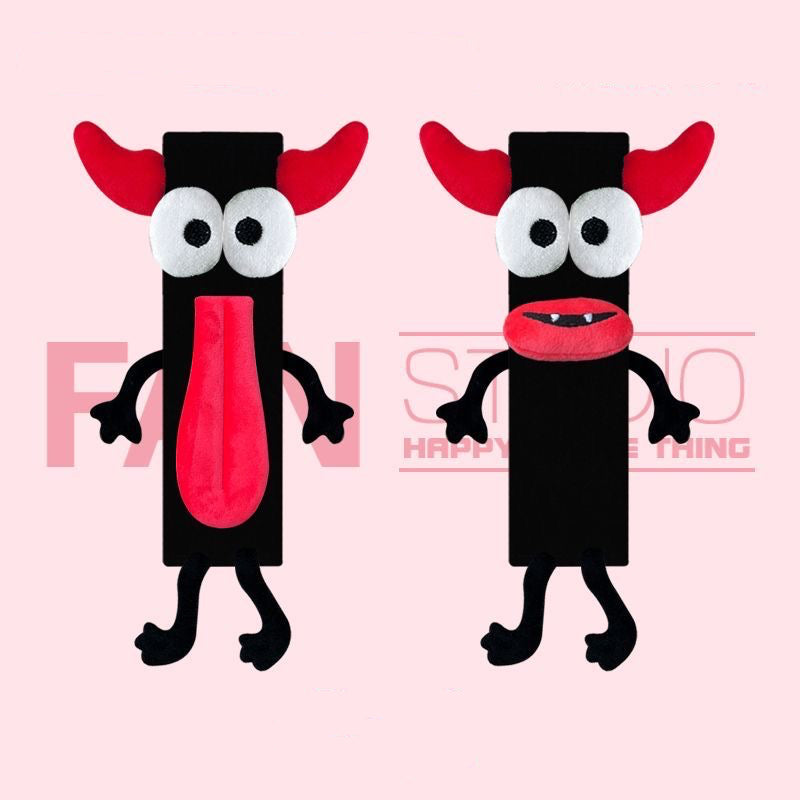 Crazy Demon Plush Seat Belt Shoulder Pad Car Seatbelt Cover