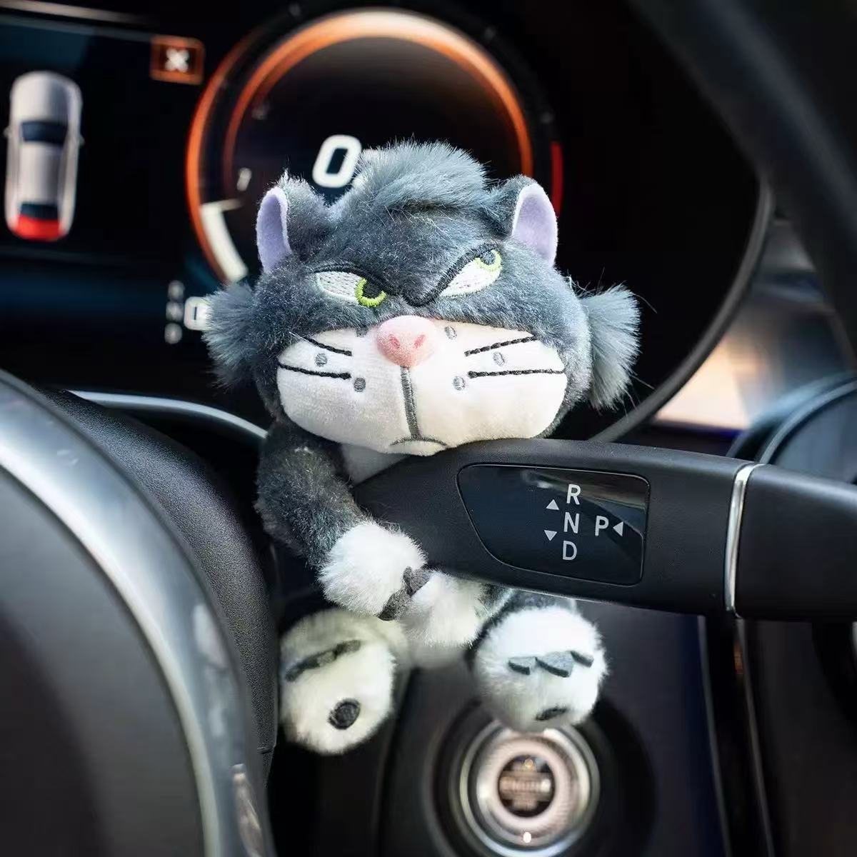 Lucifer Pig Plush Gear Lever Buddy Cute Car Interior Decoration