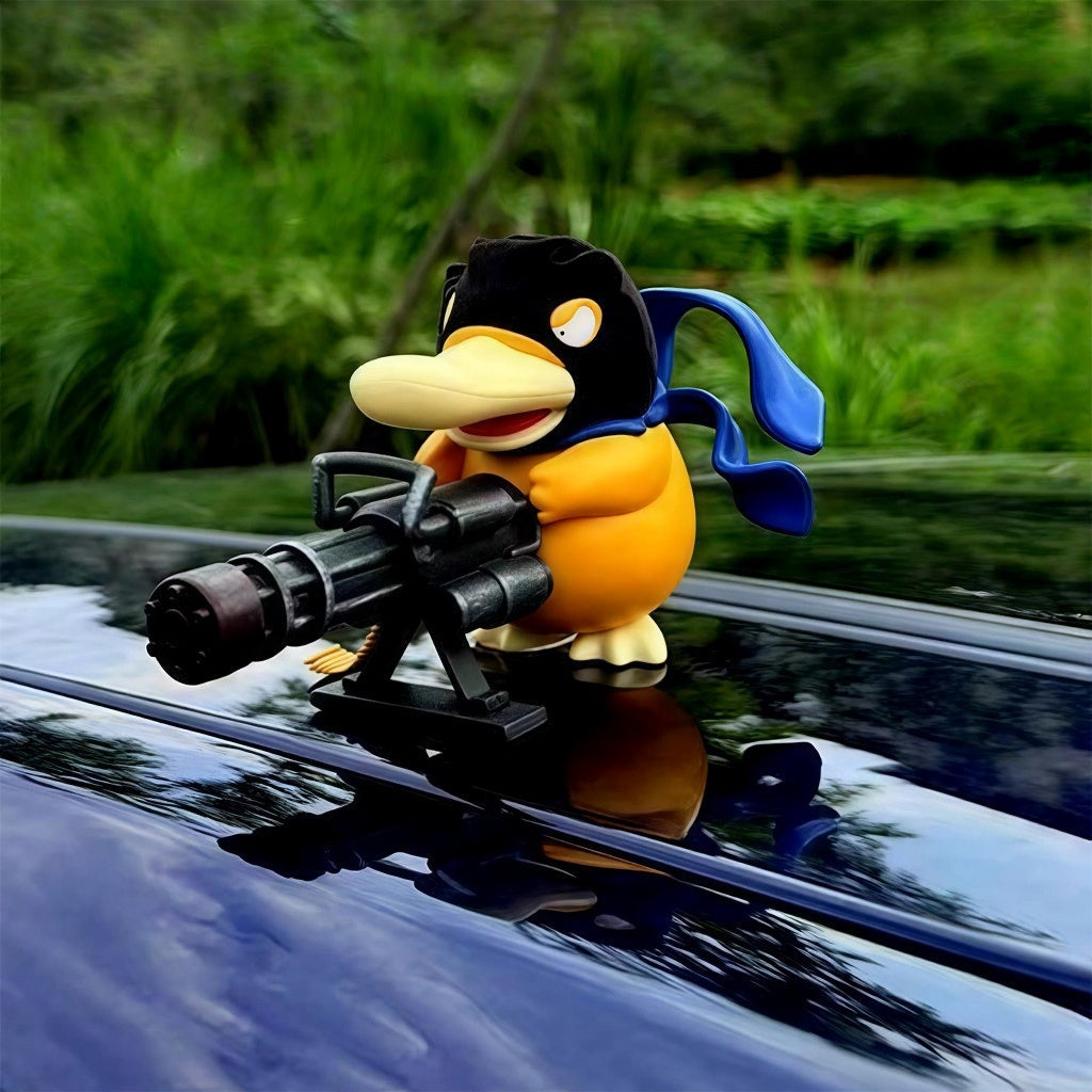 Gatling Psyduck Car Ornament