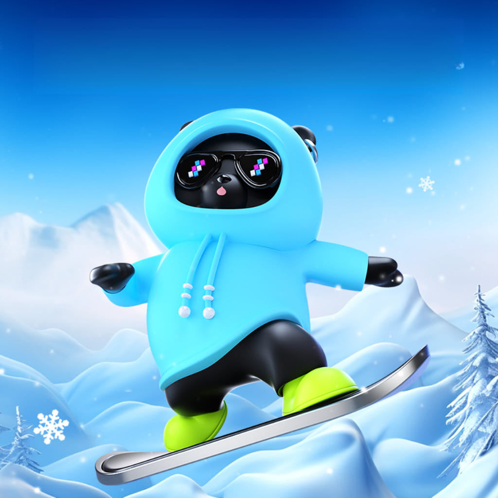 Skateboard Bear Car Ornament