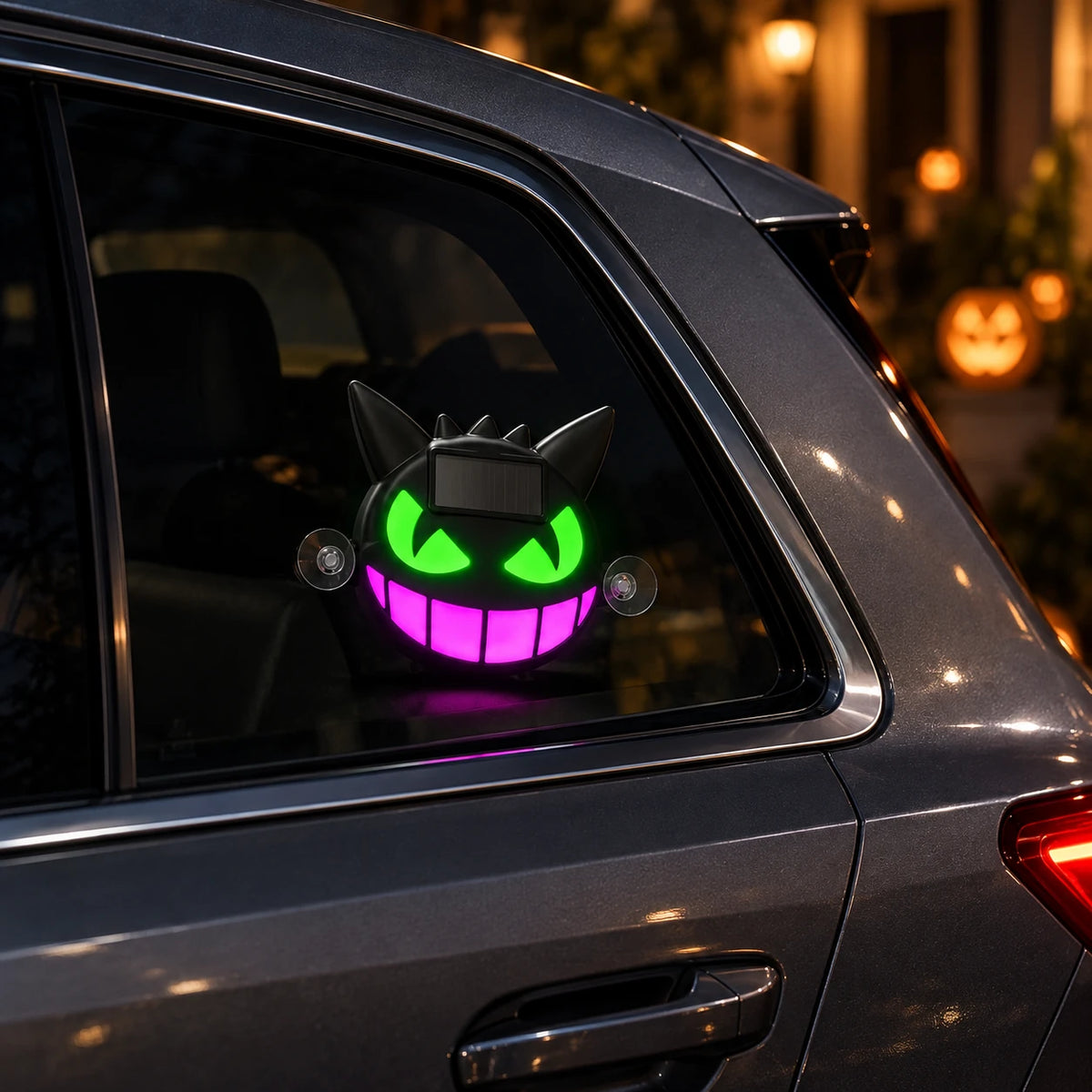 Devil design multicolor Halloween LED car window light
