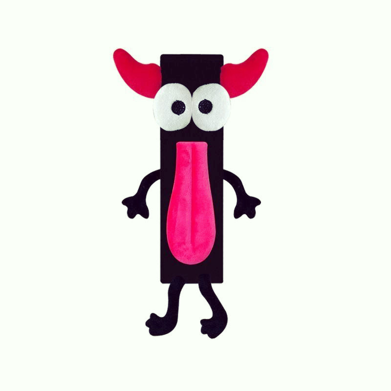 CARMOJ Demon plush seat belt shoulder pad, back product view
