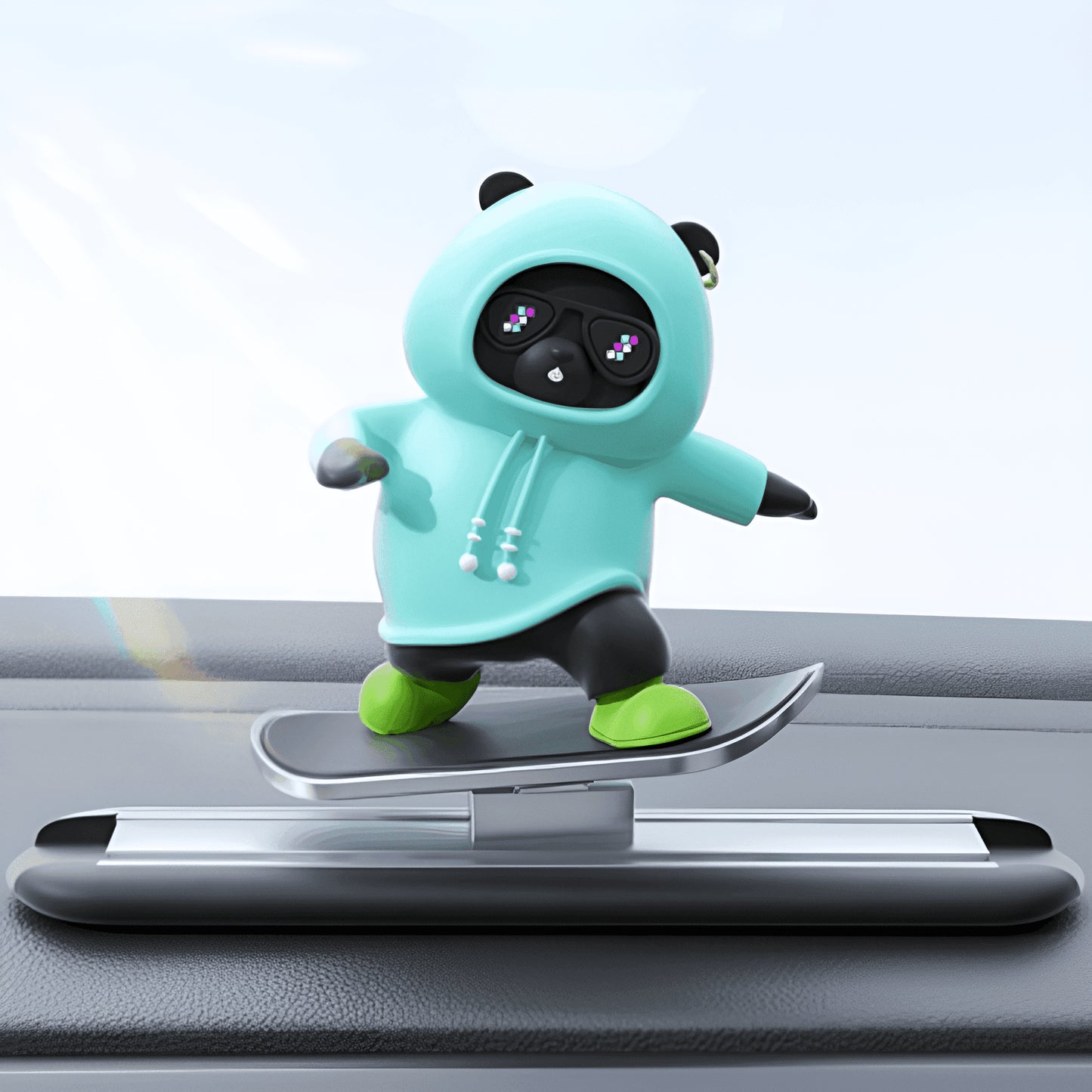Skateboard Bear Car Ornament