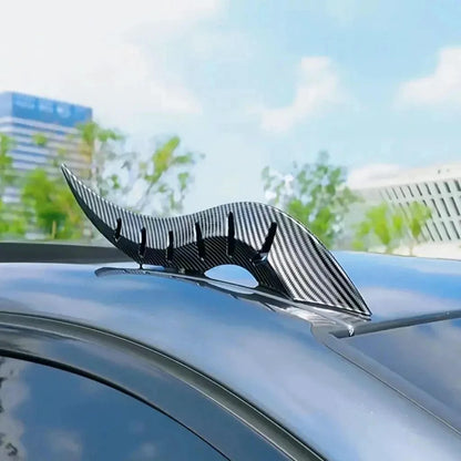 Dragon Horn Car Roof Carbon Fiber Watermark Decoration - Cool and Personalized