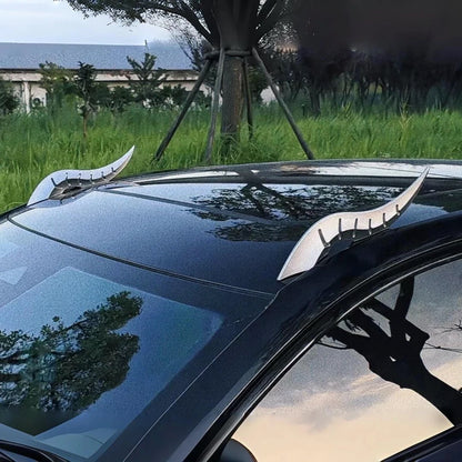 Dragon Horn Car Roof Carbon Fiber Watermark Decoration - Cool and Personalized