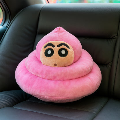 Poop Plush Pillow Blanket 2 in 1 Car Throw Cushion