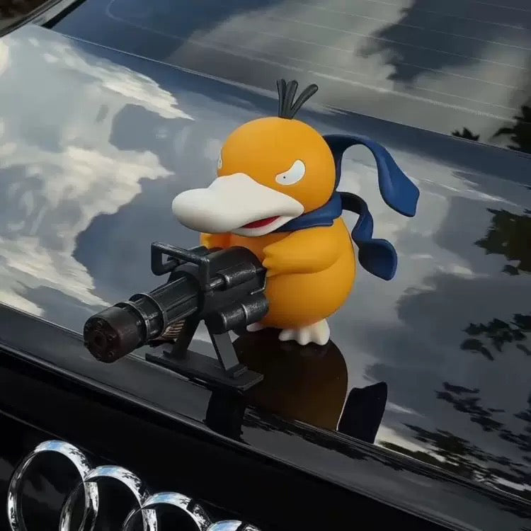 Gatling Psyduck Car Ornament