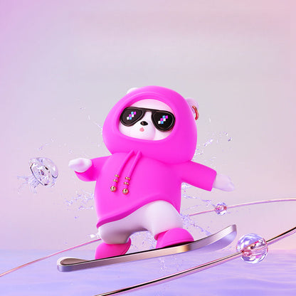 Skateboard Bear Car Ornament