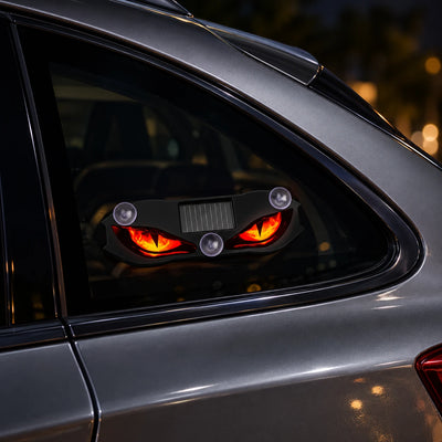 Red demon-eye LED car window light color option