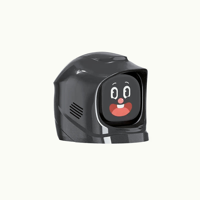 CARMOJ Smart Robot Dashboard Companion in black, front view