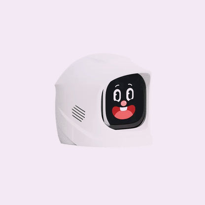CARMOJ Smart Robot Dashboard Companion in white, front view