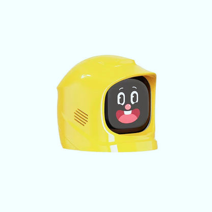 CARMOJ Smart Robot Dashboard Companion in yellow, front view