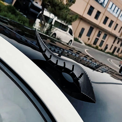 CARMOJ Two dragon horn car roof decorations installed side by side