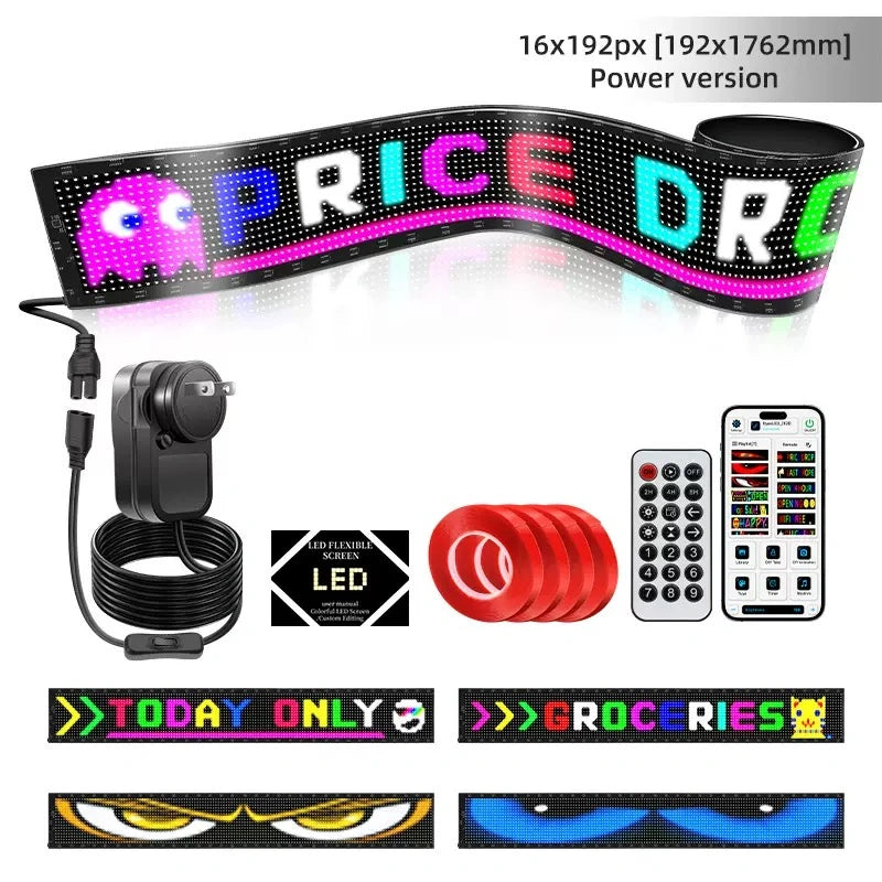 Ultra-Wide Devil Eyes LED Display for Trucks
