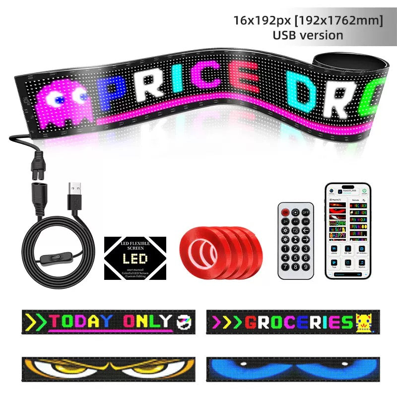 Ultra-Wide Devil Eyes LED Display for Trucks